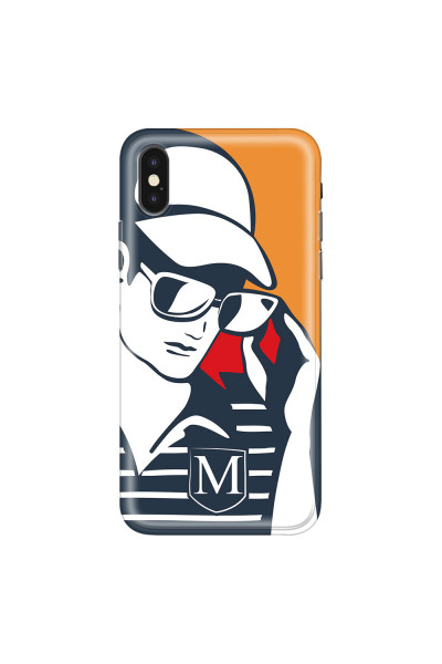 APPLE - iPhone XS Max - Soft Clear Case - Sailor Gentleman