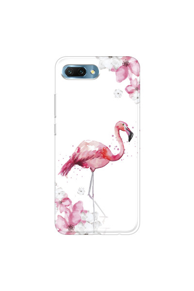 HONOR - Honor 10 - Soft Clear Case - Pink Tropes