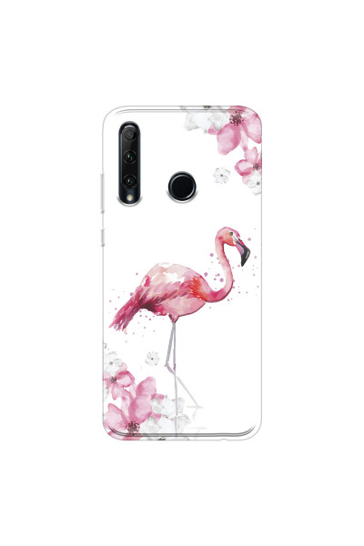 HONOR - Honor 20 lite - Soft Clear Case - Pink Tropes