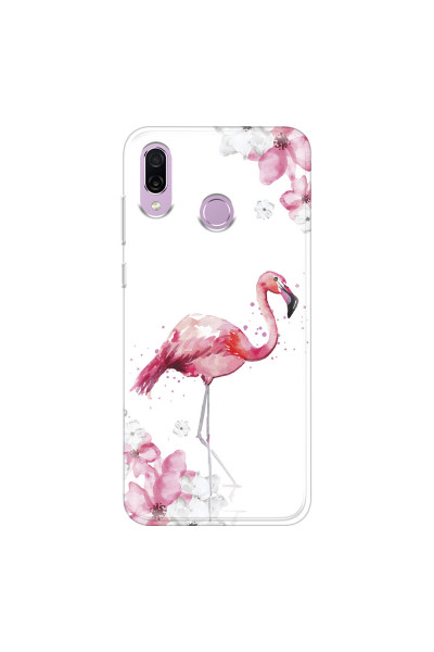 HONOR - Honor Play - Soft Clear Case - Pink Tropes