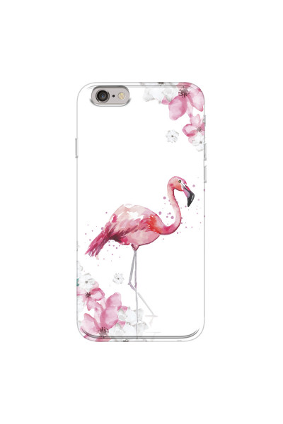APPLE - iPhone 6S - Soft Clear Case - Pink Tropes