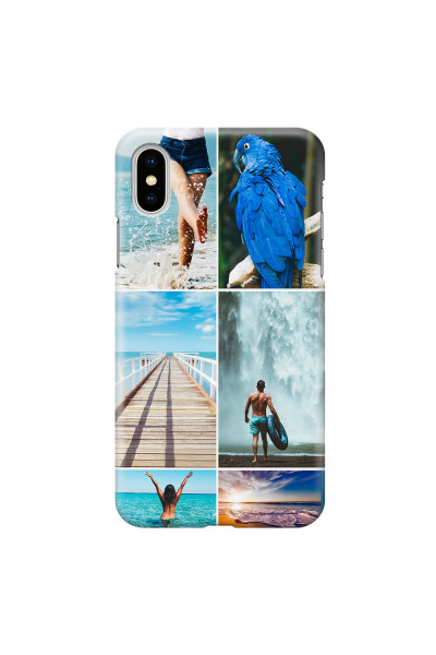 APPLE - iPhone XS - 3D Snap Case - Collage of 6