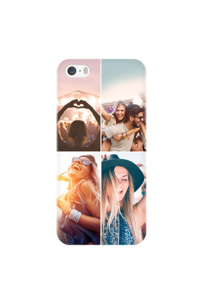 APPLE - iPhone 5S/SE - 3D Snap Case - Collage of 4