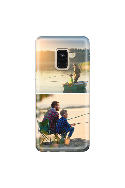 SAMSUNG - Galaxy A8 - Soft Clear Case - Collage of 2