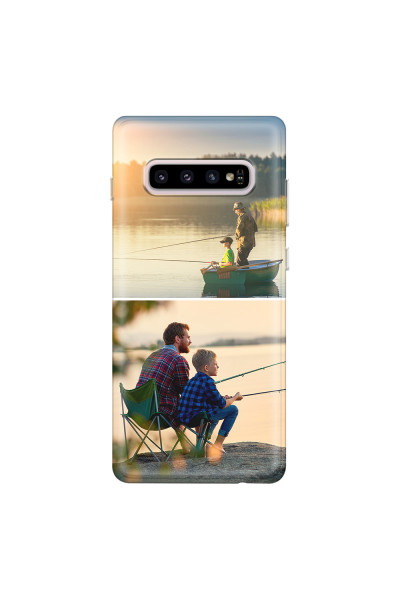 SAMSUNG - Galaxy S10 - Soft Clear Case - Collage of 2