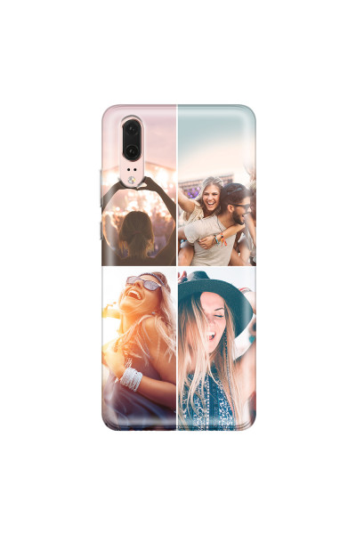 HUAWEI - P20 - Soft Clear Case - Collage of 4