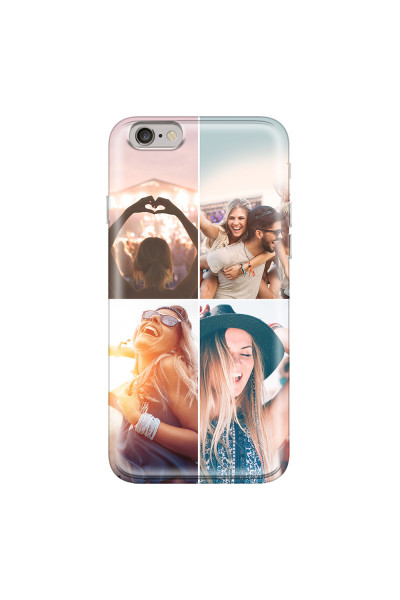 APPLE - iPhone 6S - Soft Clear Case - Collage of 4