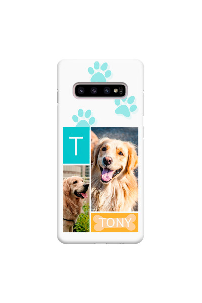 SAMSUNG - Galaxy S10 Plus - 3D Snap Case - Dog Collage