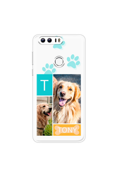 HONOR - Honor 8 - Soft Clear Case - Dog Collage