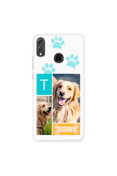 HONOR - Honor 8X - Soft Clear Case - Dog Collage