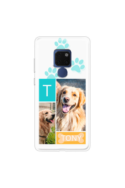 HUAWEI - Mate 20 - Soft Clear Case - Dog Collage