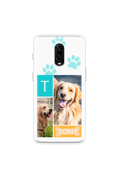 ONEPLUS - OnePlus 6T - Soft Clear Case - Dog Collage