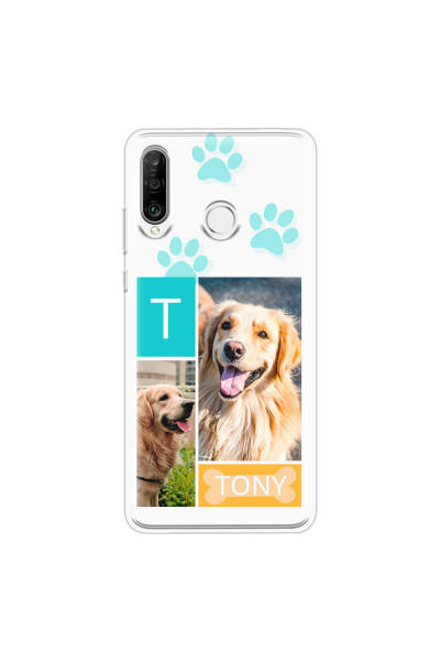 HUAWEI - P30 Lite - Soft Clear Case - Dog Collage