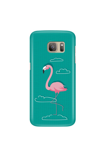 SAMSUNG - Galaxy S7 - 3D Snap Case - Cartoon Flamingo