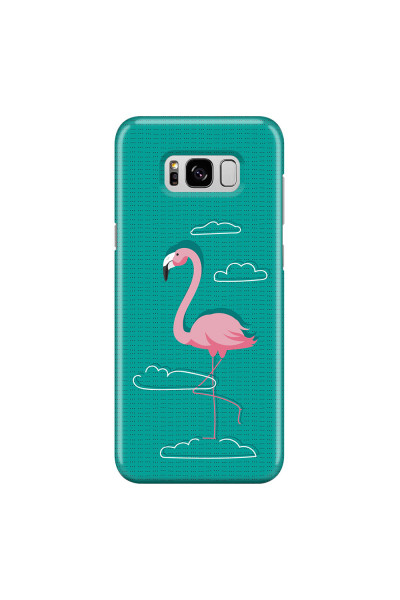 SAMSUNG - Galaxy S8 - 3D Snap Case - Cartoon Flamingo