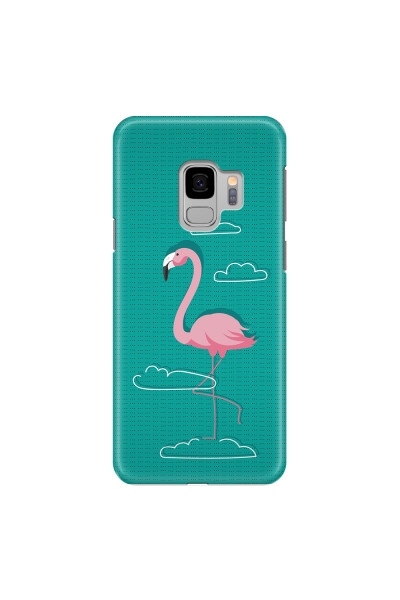 SAMSUNG - Galaxy S9 - 3D Snap Case - Cartoon Flamingo