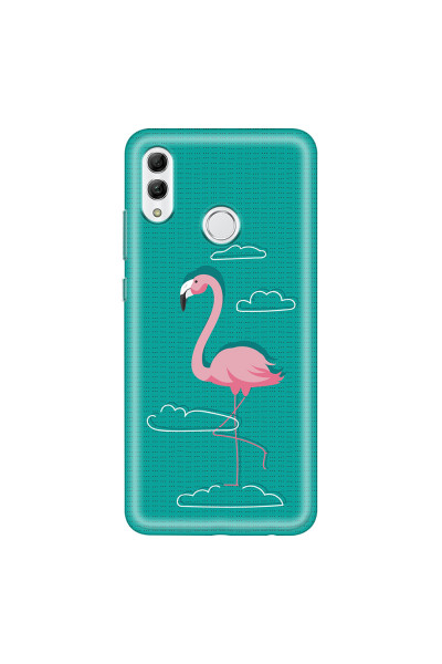 HONOR - Honor 10 Lite - Soft Clear Case - Cartoon Flamingo