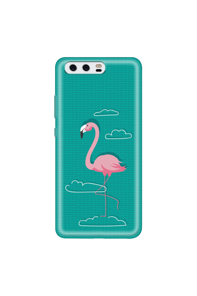 HUAWEI - P10 - Soft Clear Case - Cartoon Flamingo