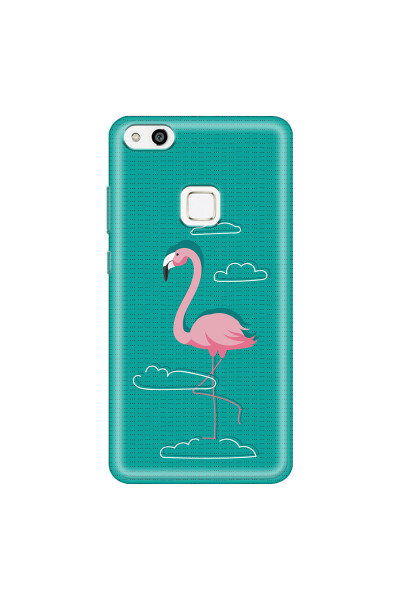 HUAWEI - P10 Lite - Soft Clear Case - Cartoon Flamingo