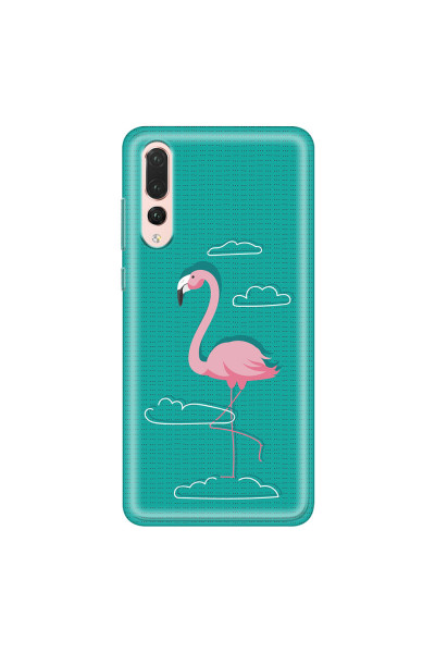 HUAWEI - P20 Pro - Soft Clear Case - Cartoon Flamingo