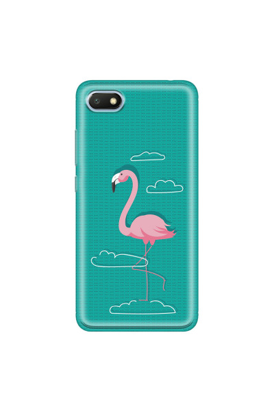 XIAOMI - Redmi 6A - Soft Clear Case - Cartoon Flamingo