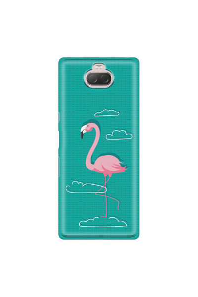 SONY - Sony 10 Plus - Soft Clear Case - Cartoon Flamingo