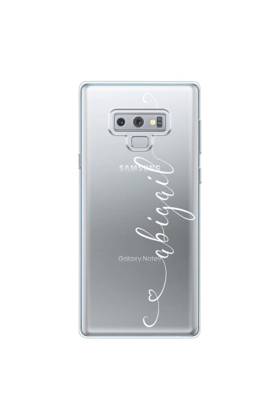 SAMSUNG - Galaxy Note 9 - Soft Clear Case - Hearts Handwritten