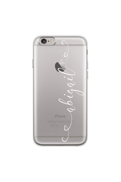 APPLE - iPhone 6S - Soft Clear Case - Hearts Handwritten