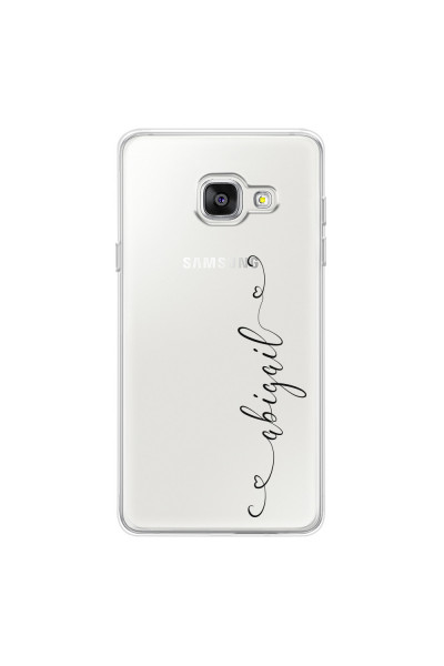 SAMSUNG - Galaxy A3 2017 - Soft Clear Case - Little Dark Hearts Handwritten