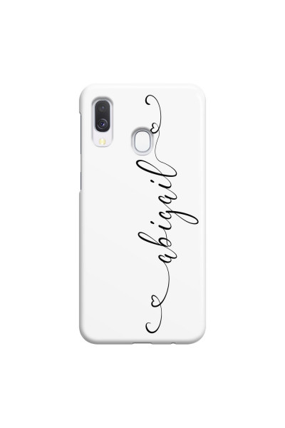 SAMSUNG - Galaxy A40 - 3D Snap Case - Dark Hearts Handwritten