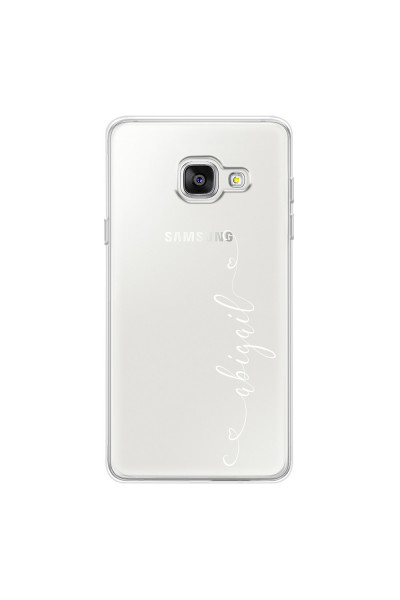 SAMSUNG - Galaxy A3 2017 - Soft Clear Case - Little Hearts Handwritten