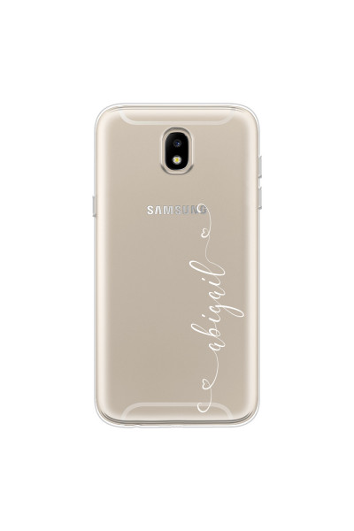 SAMSUNG - Galaxy J5 2017 - Soft Clear Case - Little Hearts Handwritten