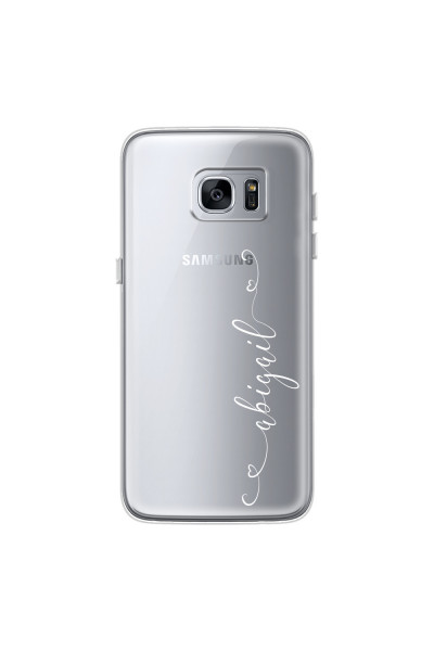 SAMSUNG - Galaxy S7 Edge - Soft Clear Case - Little Hearts Handwritten