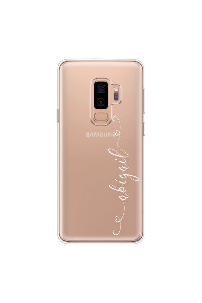 SAMSUNG - Galaxy S9 Plus 2018 - Soft Clear Case - Little Hearts Handwritten