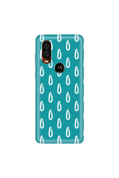MOTOROLA by LENOVO - Moto One Vision - Soft Clear Case - Pixel Drops