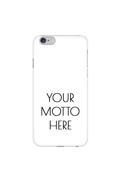 APPLE - iPhone 6S Plus - 3D Snap Case - Your Motto Here II.