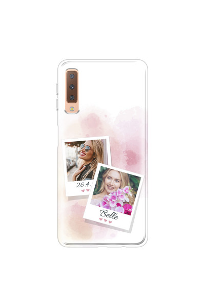 SAMSUNG - Galaxy A7 2018 - Soft Clear Case - Soft Photo Palette
