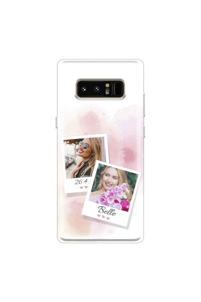 SAMSUNG - Galaxy Note 8 - Soft Clear Case - Soft Photo Palette