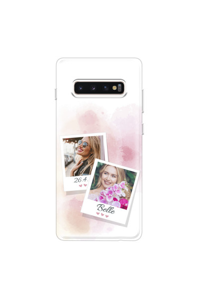 SAMSUNG - Galaxy S10 Plus - Soft Clear Case - Soft Photo Palette