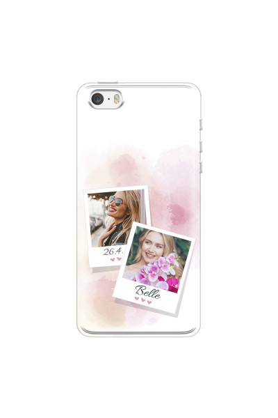 APPLE - iPhone 5S/SE - Soft Clear Case - Soft Photo Palette