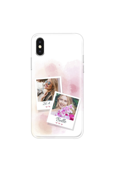 APPLE - iPhone XS Max - Soft Clear Case - Soft Photo Palette