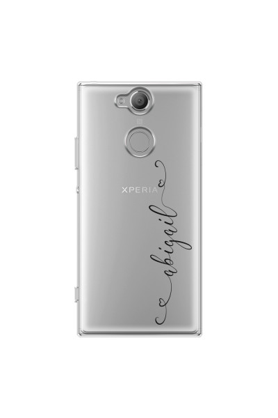 SONY - Sony XA2 - Soft Clear Case - Little Dark Hearts Handwritten