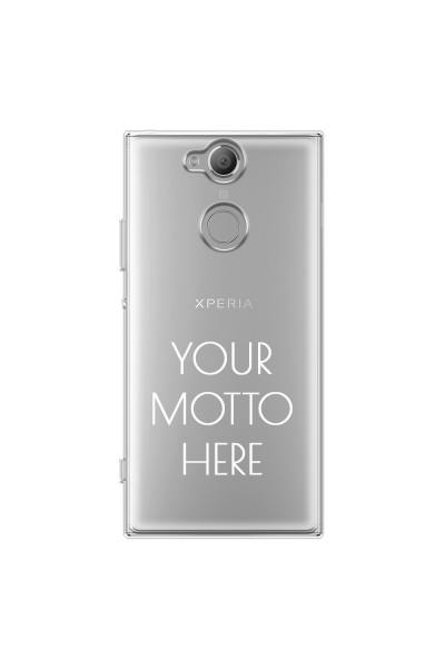 SONY - Sony XA2 - Soft Clear Case - Your Motto Here