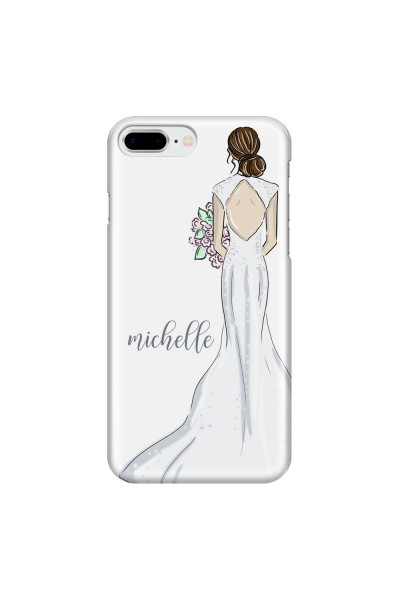 APPLE - iPhone 7 Plus - 3D Snap Case - Bride To Be Brunette Dark