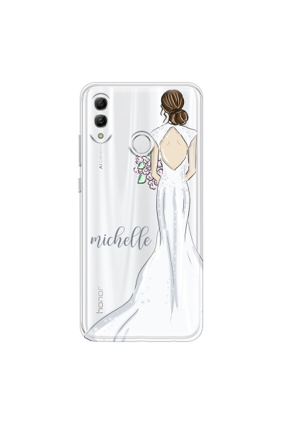 HONOR - Honor 10 Lite - Soft Clear Case - Bride To Be Brunette Dark