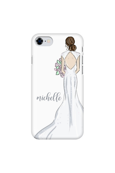APPLE - iPhone 8 - 3D Snap Case - Bride To Be Brunette Dark