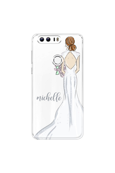 HONOR - Honor 8 - Soft Clear Case - Bride To Be Redhead Dark