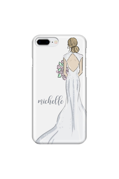APPLE - iPhone 7 Plus - 3D Snap Case - Bride To Be Blonde Dark