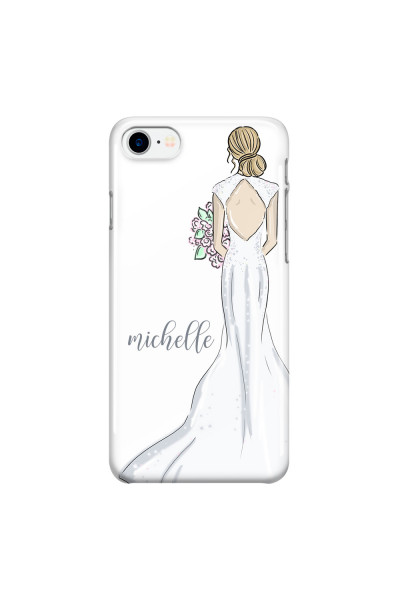 APPLE - iPhone 7 - 3D Snap Case - Bride To Be Blonde Dark
