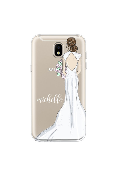 SAMSUNG - Galaxy J3 2017 - Soft Clear Case - Bride To Be Brunette